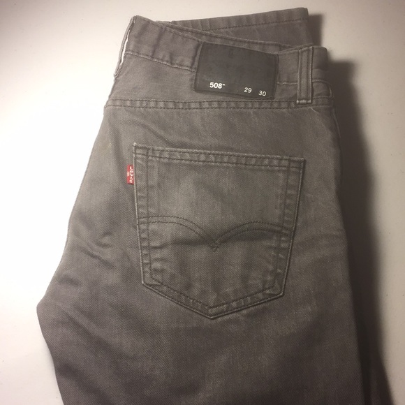 Levi's Other - Men’s Levi’s 508 29x30 slim fit grey jeans